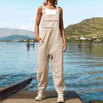 Salopette beige Cargo