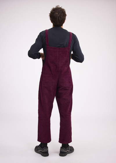 Salopette Velours Homme Rouge