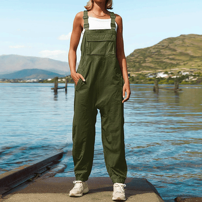 Salopette Verte Cargo