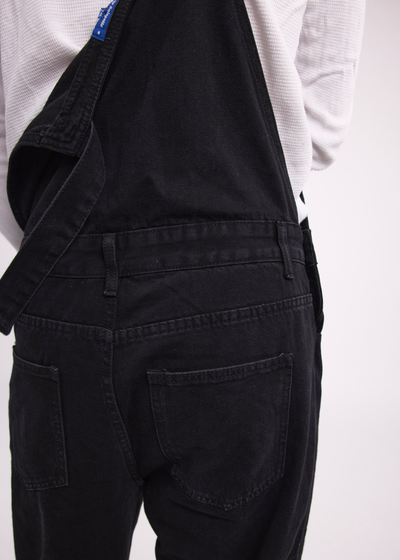 Salopette Jean Noir à Passants