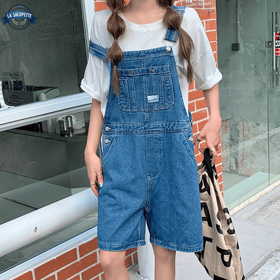 Salopette Short en Jean