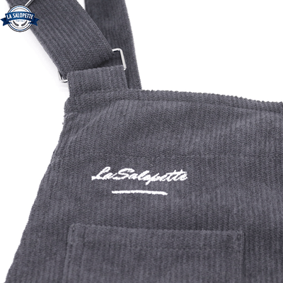 Salopette Velours Grise