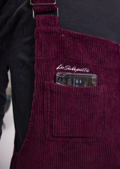 Salopette Velours Homme avec Logo