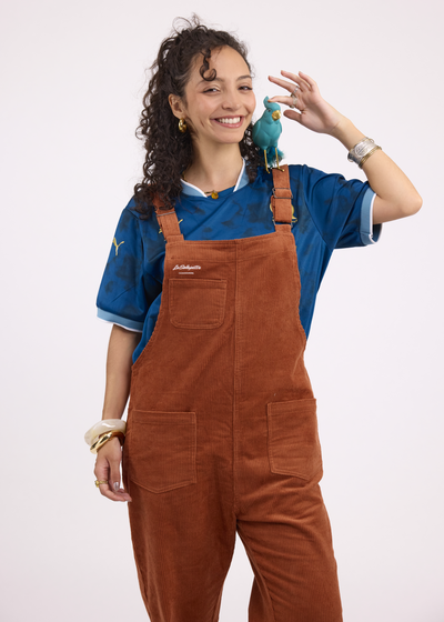 Salopette Velours Marron