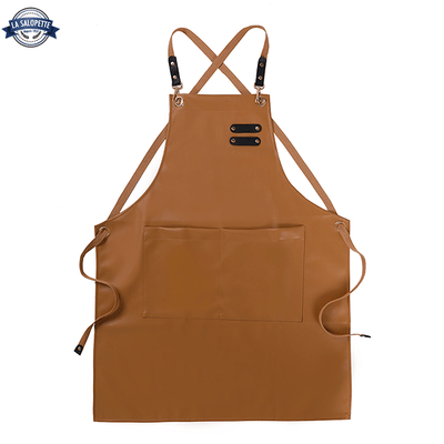 Köksförkläde i läder