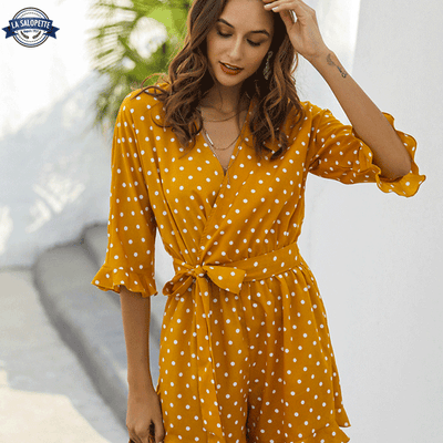 Combinaison Short Jaune