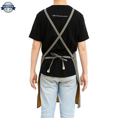 Köksförkläde i läder