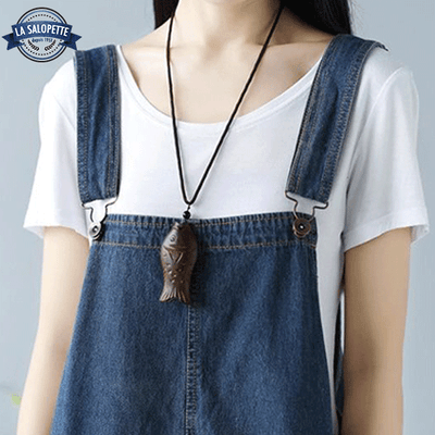 Salopette Courte Style Jean