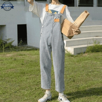 Salopette en Jean Couleur