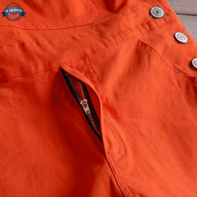 Salopette Homme Fermeture Rouge