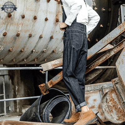 Salopette Jean Basic Noire