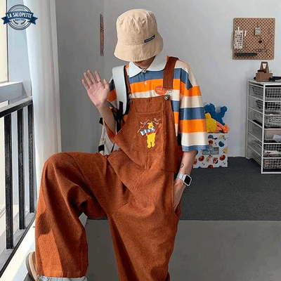 Salopette Marron Winnie l'Ourson