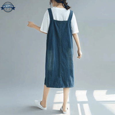 Robe Salopette Bleue