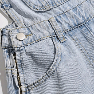 Salopette Short Bleue