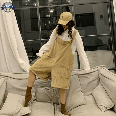 Salopette Velours Femme