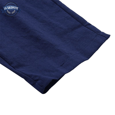 Vintage Hängselbyxor <br> Marinblå hippiekvinna