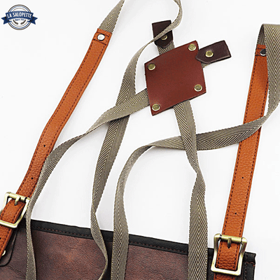 Tablier en Cuir avec Bretelle