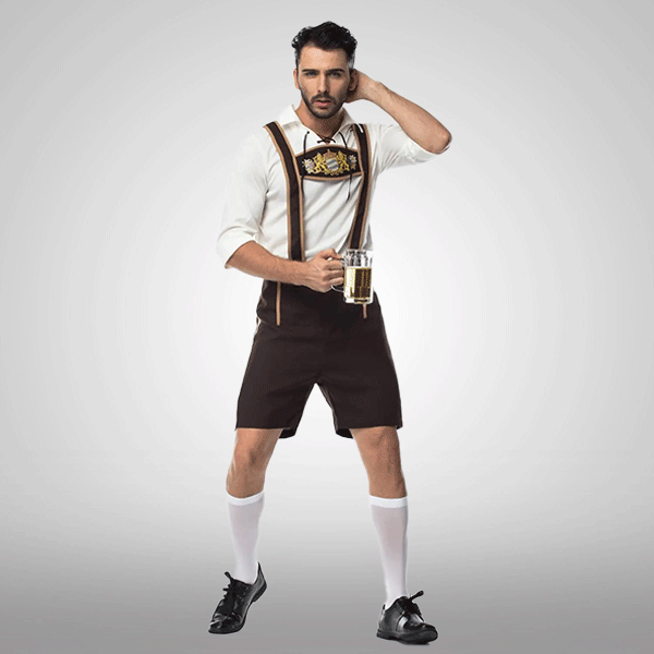 Traditionell Oktoberfest Lederhosen