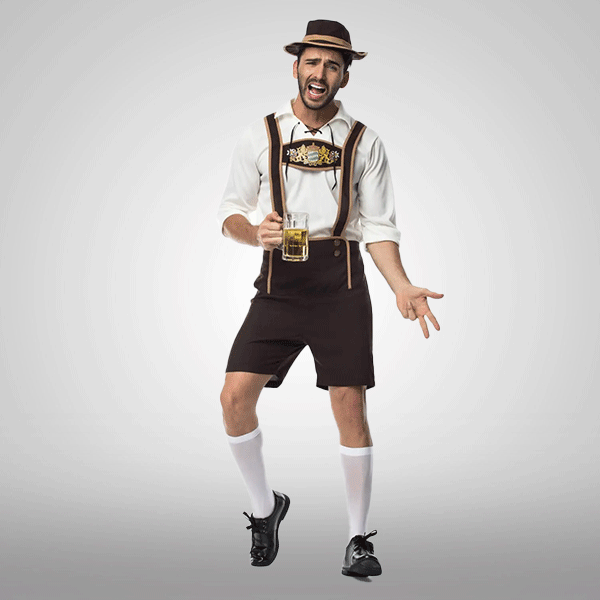 Traditionell Oktoberfest Lederhosen