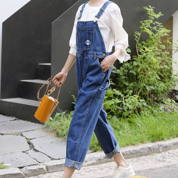 Denimhängselbyxor Urban Ikigai-stil