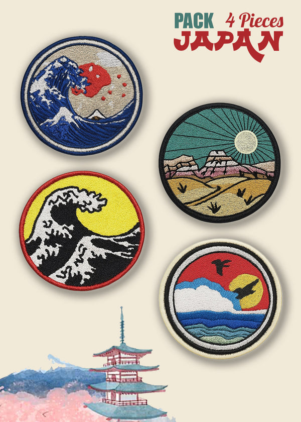 Stryklappar - Pack Japan Kanagawa