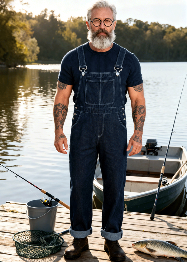 Hängselbyxa Fiskare