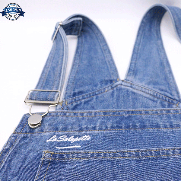 Hängselbyxa denim klassisk sjöman