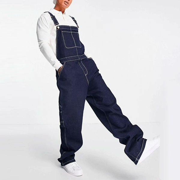 Hängselbyxa Jean<br> Extra Large Miko