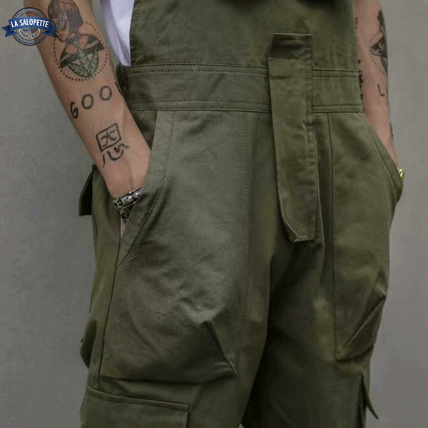 Arbetshängselbyxor Khaki Urban Classic