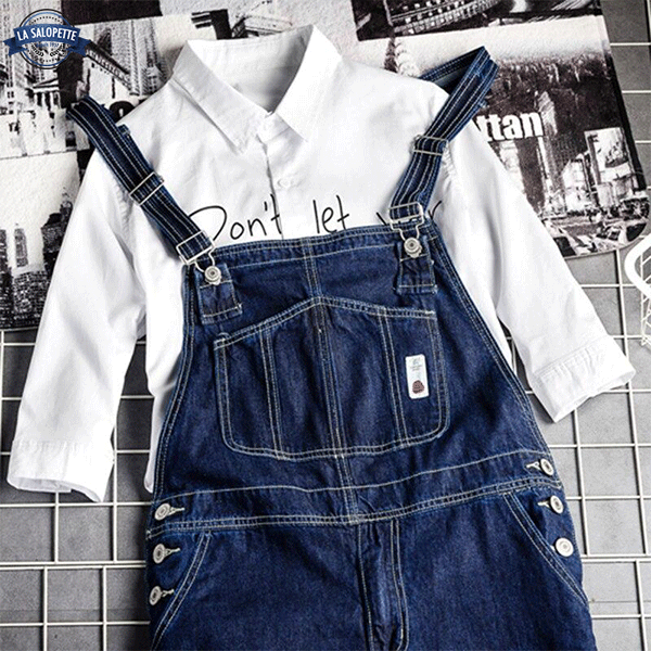 Denimhängselbyxor Amerikansk jeans för män