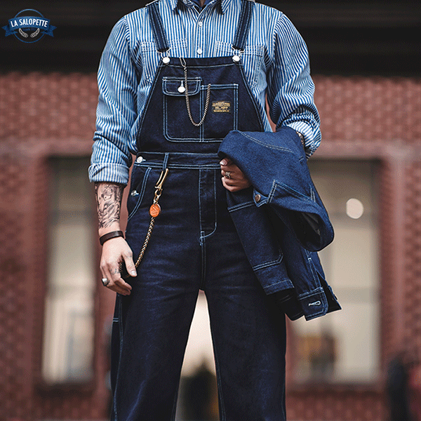 Denimhängselbyxor Militär amerikanska armén