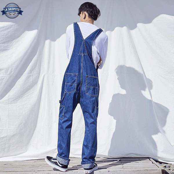 Denimhängselbyxor Bib Story™