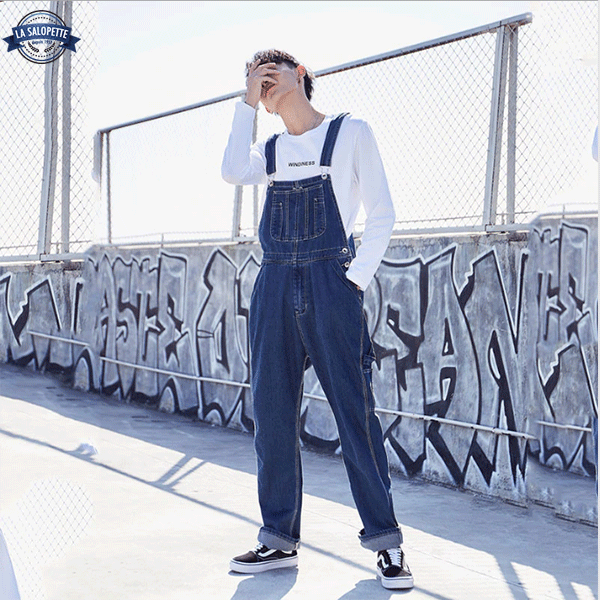 Denimhängselbyxor Bib Story™