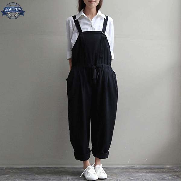 Vintage Hängselbyxor Boho stil