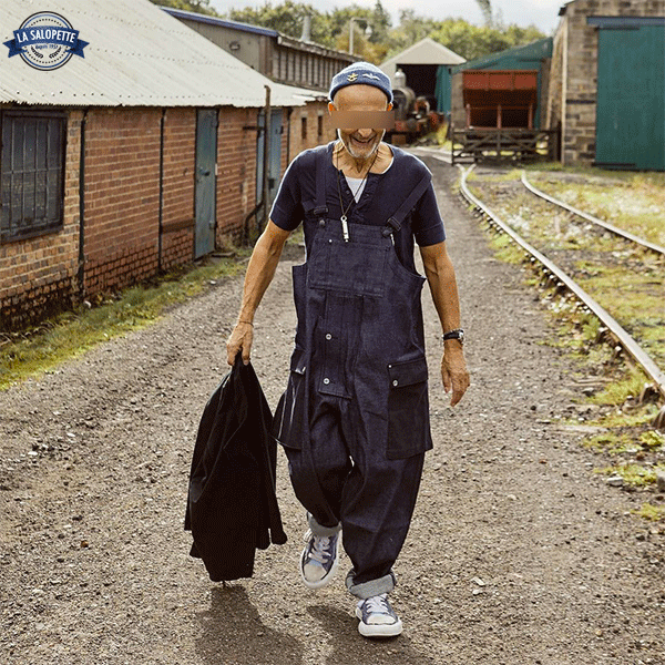 Arbetshängselbyxor Cargo Baggy Fisher