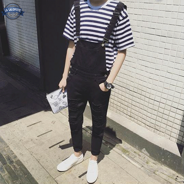 Denimhängselbyxor Skolpojkspersonal