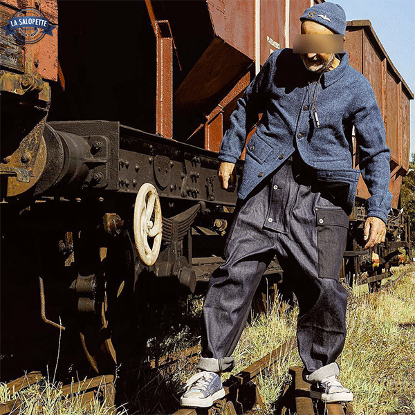 Arbetshängselbyxor Cargo Baggy Fisher