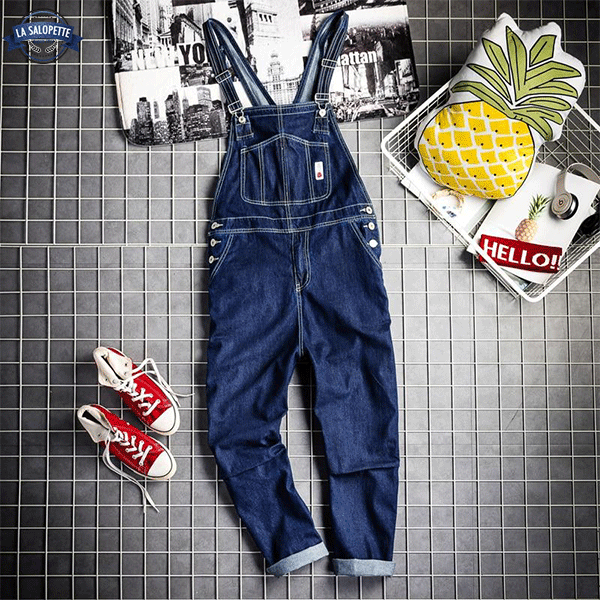 Denimhängselbyxor Amerikansk jeans för män