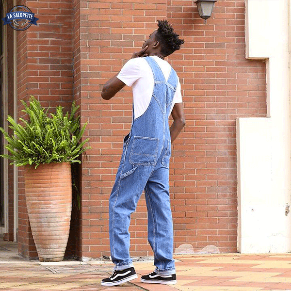 Denimhängselbyxor Salsa ostron