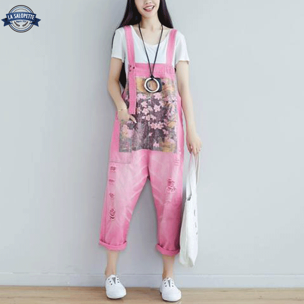 Denimhängselbyxor Rose Matsuyama