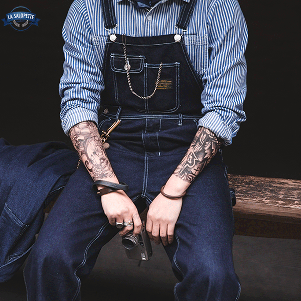 Denimhängselbyxor Militär amerikanska armén