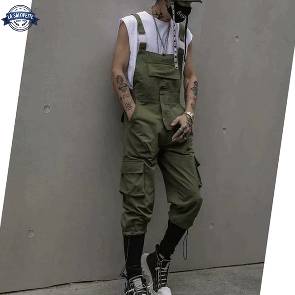 Arbetshängselbyxor Khaki Urban Classic