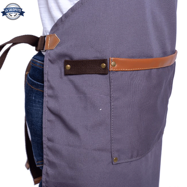 Tablier Violet en Coton